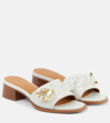 SEE BY CHLOÉ SEE BY CHLOÉ EMBELLISHED LEATHER MULES