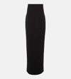 Safiyaa Crepe Sidha Maxi Skirt In Black