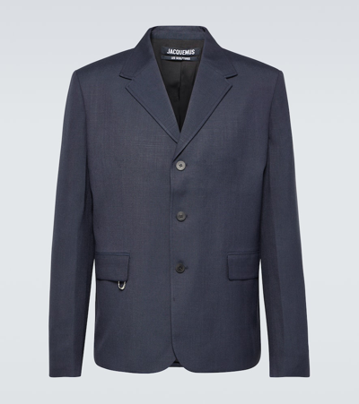 Jacquemus La Veste Cabri Blazer In Blue