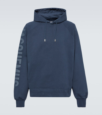 JACQUEMUS LE TYPO COTTON JERSEY HOODIE