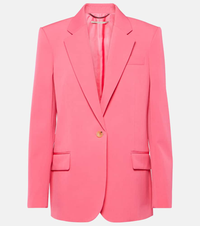 Stella Mccartney Wool Blazer In Pink