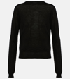 Rick Owens Maglia Wool Sweater In Black