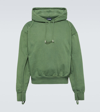 Jacquemus Mens Dark Green Le Sweatshirt Camargue Branded Organic Cotton-jersey Hoody
