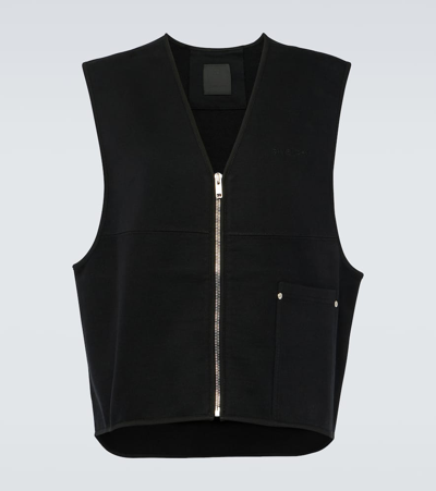 Givenchy Fleece Vest In Black