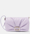 Roger Vivier Women's Viv' Choc Mini Crossbody Bag In Purple