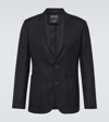 Zegna Vicuna Oasi Cashmere Blazer In Blue