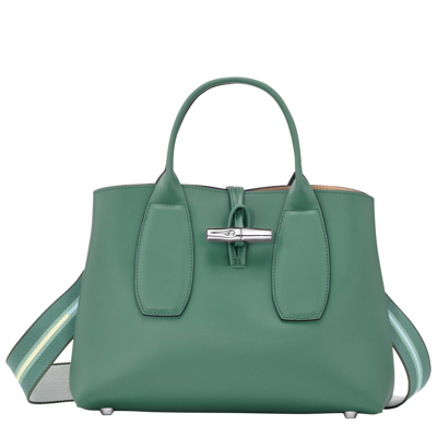 Longchamp Handbag M Roseau In Sage