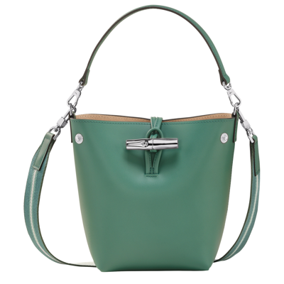 Longchamp Bucket Bag Xs Roseau In Sage