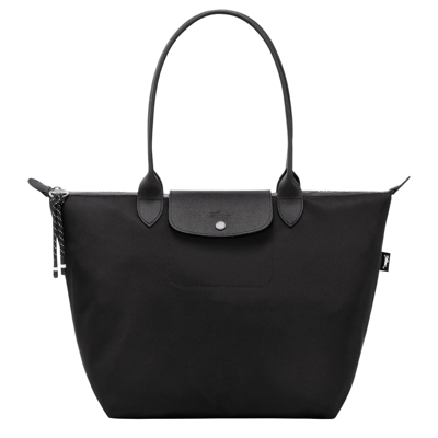 Longchamp Le Pliage Energy L Tote Bag Nylon Leather In Black
