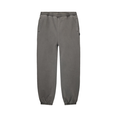 Pre-owned Stussy Pigment Dyed Fleece Pant 'charcoal' In Grey