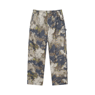Pre-owned Stussy Veil Camo Beach Pant 'terranea' In Multi-color