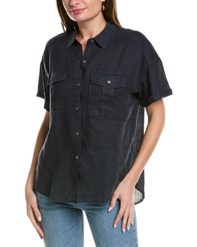 Alex Mill Utility Linen Shirt In Navy