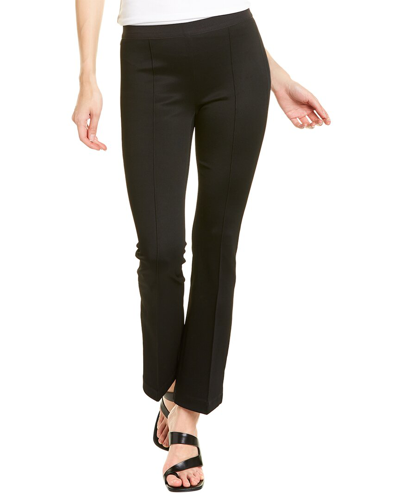 Helmut Lang Cropped Flare Rib Legging In Black