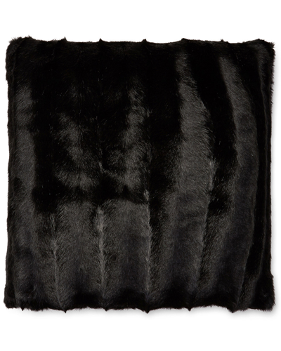 Faux Addict Faux Fur Pillow In Black