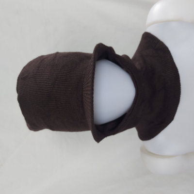 Pre-owned Archival Clothing Unknown Balaclava Beanie Hats In Brown