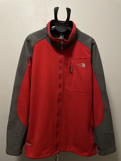 Pre-owned Outdoor Life X The North Face Vintage Windstopper Fleece Jacket In Red