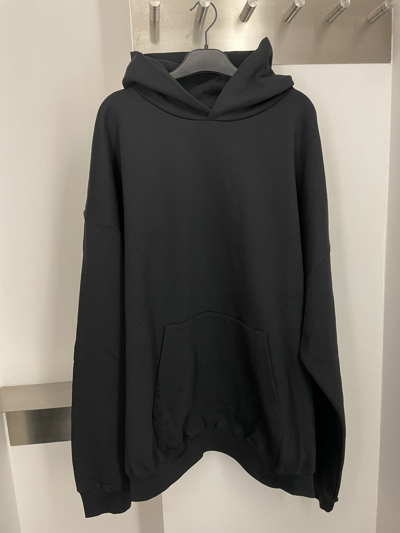 Pre-owned Balenciaga Hoodie With Pockets In Black