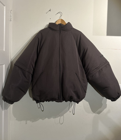 Pre-owned Acne Studios Reversible Puffer Jacket In Grey