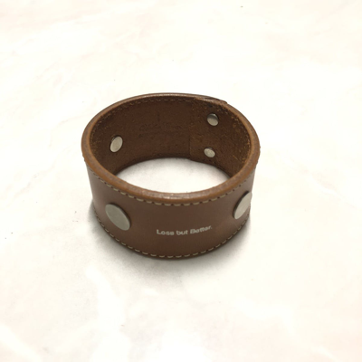 Pre-owned Jun Takahashi X Undercover Less But Better Bracelet In Brown