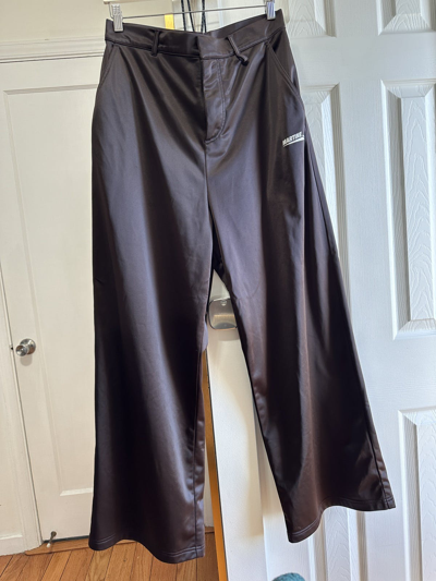 Pre-owned Martine Rose Oversized Track Pants In Brown