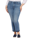 NYDJ NYDJ PLUS MARILYN FANTASY HIGH-RISE ANKLE JEAN