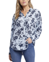 Nydj Becky Recycled Polyester Georgette Blouse