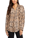 Nydj Becky Recycled Polyester Georgette Blouse
