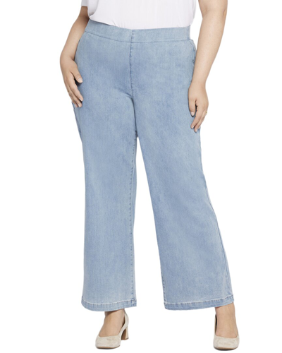 Nydj Plus Teresa Crystalline Wide Leg Jean
