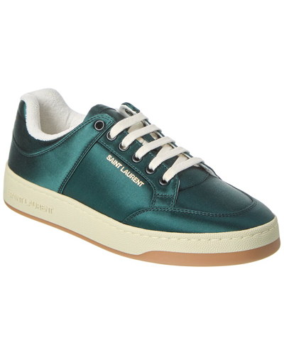 Saint Laurent 61 Low-top Sneakers In Green