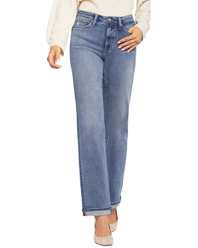 Nydj Piper Relaxed Straight Jean In Grey