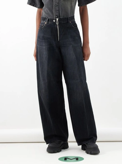 Haikure Bethany Wide-leg Jeans In Black