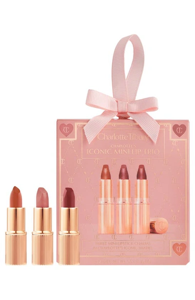 Charlotte Tilbury Iconic Lip Trio (limited Edition) $45 Value In White