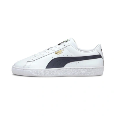 Puma Basket Classic Xxi Sneakers In White-peacoat