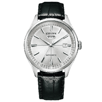 Pre-owned Citizen Collection, Watch, Nh8391-01a, Calf Leather Beautiful Tablet Type