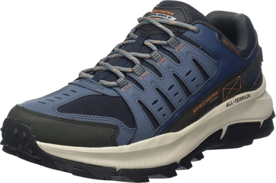 Pre-owned Skechers Equalizer 5.0 Trail Soux In Navy/orange