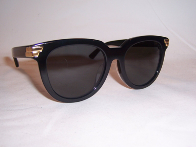 Pre-owned Bottega Veneta Sunglasses Bv 1104sa 001 Black/grey 54mm Authentic 1104 In Gray