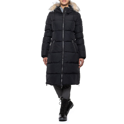 Pre-owned Pajar $599 Womens M/l  Canada Jayde Long Down Parka Insulated Super Warm Jacket In Black