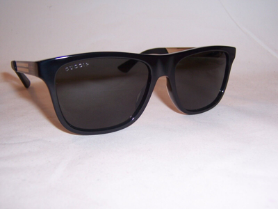 Pre-owned Gucci Sunglasses Gg 0687s 002 Black/grey Polarized Authentic 0687 In Gray