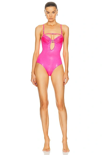 Dior One Piece Swimsuit In Pink