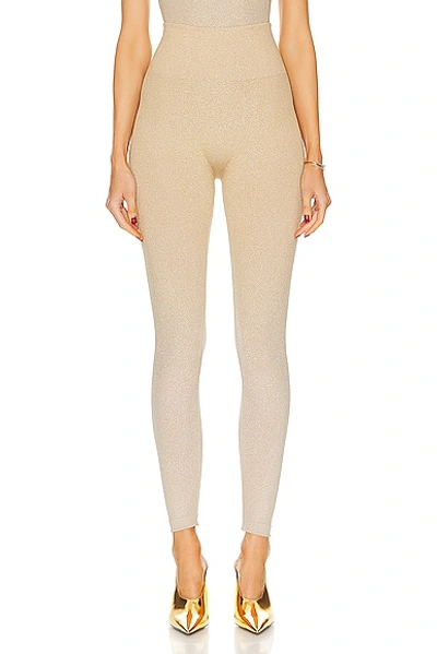 Wolford Fading Shine Legging In Gold