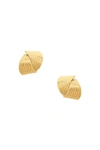 Aureum Vienna Earrings In Gold Plated Brass