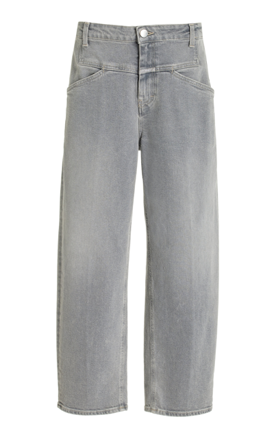 Closed Stover Stretch-cotton Pants In Grey
