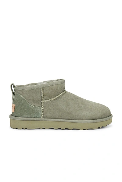 Ugg Classic Ultra Mini Boot In Shaded Clover