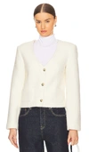 Anine Bing Anitta Jacket In Ivory