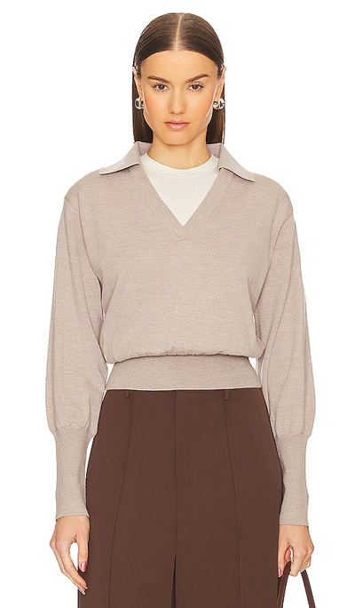 L'academie Briar Sweater In Taupe