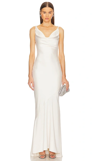 Michael Costello X Revolve Fay Gown In Ivory