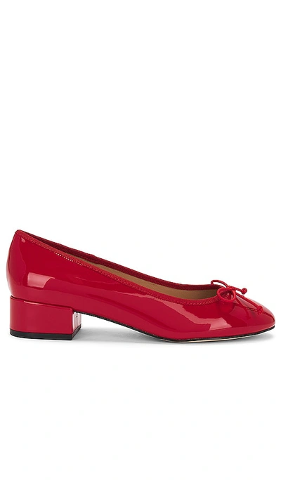 Steve Madden Cherish Heel In Red Patent