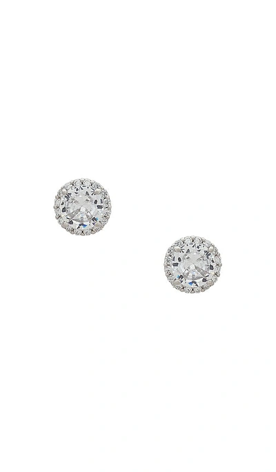 Shashi Halo Studs In É“¶è‰²