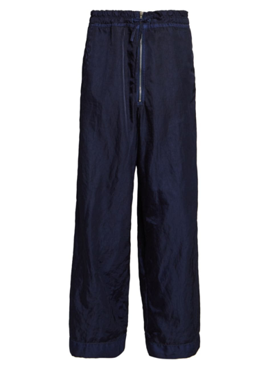 Dries Van Noten Men's Primo Balloon Pants In Blue