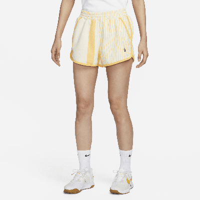 Nike Women's Court Heritage Dri-fit Printed Tennis Shorts In Brown